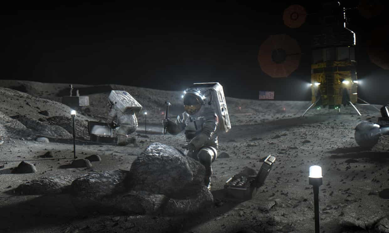 Các phi hành gia có thể sẽ phải đợi sau năm 2024 mới có thể quay lại Mặt Trăng. Ảnh: NASA