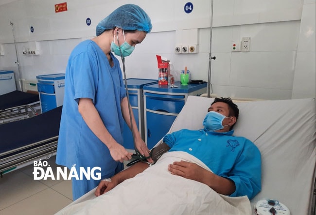 Sau 10 ngày phẫu thuật, bệnh nhân đã ổn định sức khỏe và được xuất viện trong vài ngày tới. Ảnh: P.T.