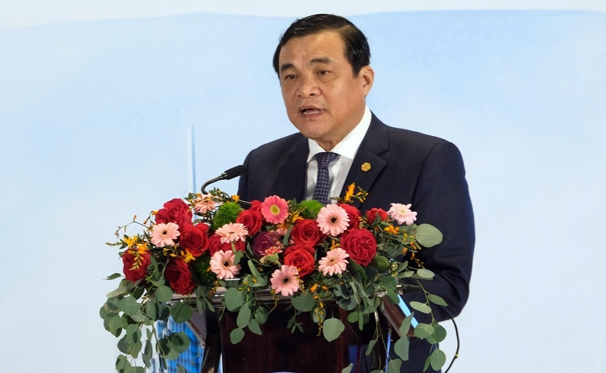 Bí thư Tỉnh ủy Phan Việt Cường phát biểu tại Hội nghị