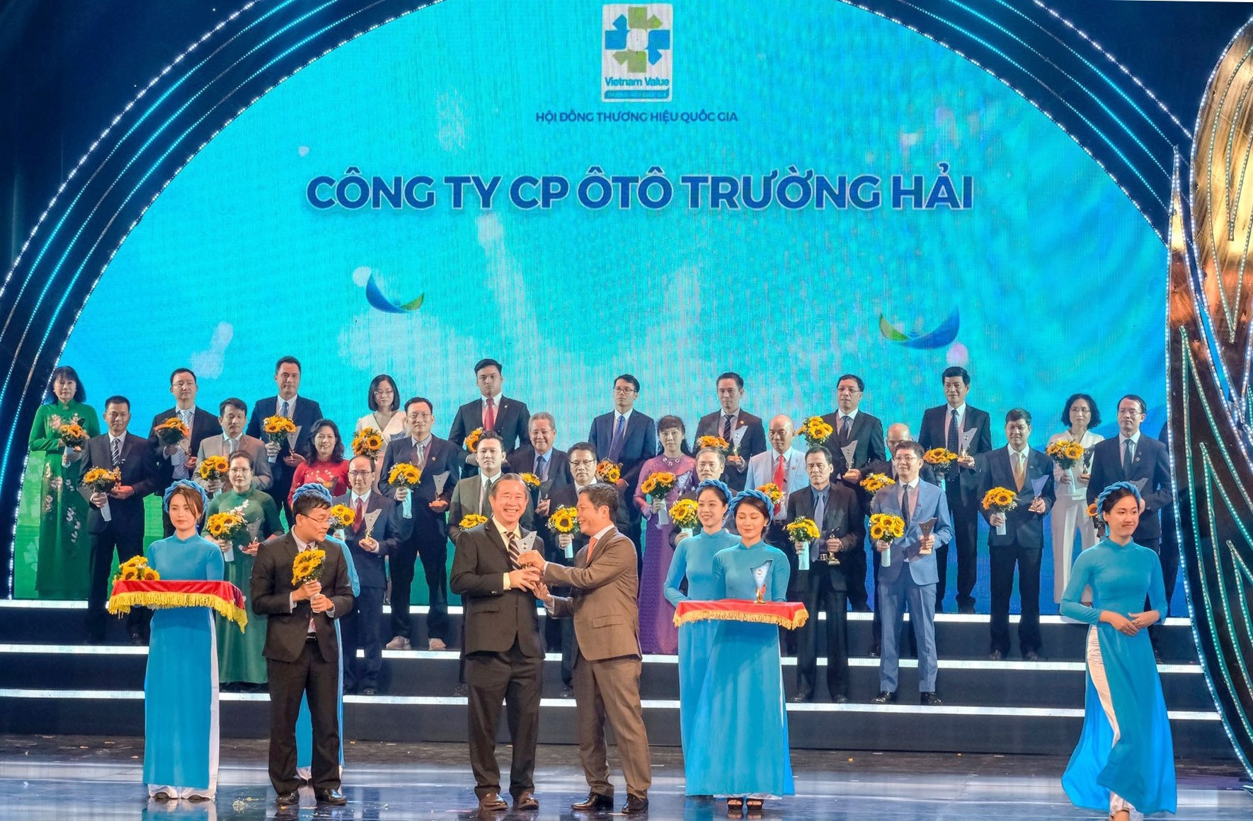 Thaco nhận danh hiệu Thương hiệu Quốc gia 2020.
