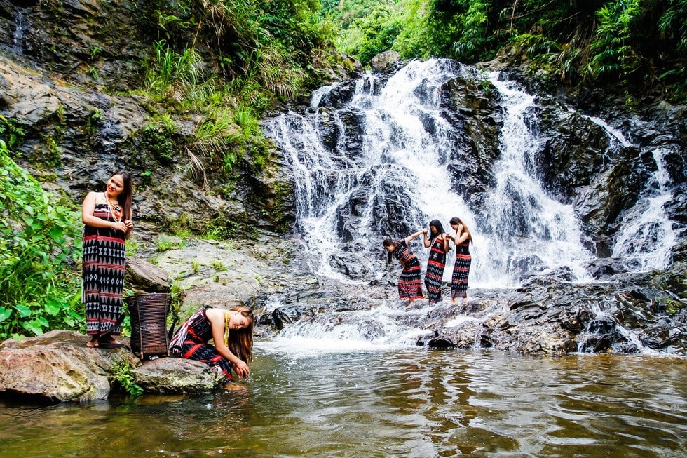 Grang waterfall in Nam Giang district