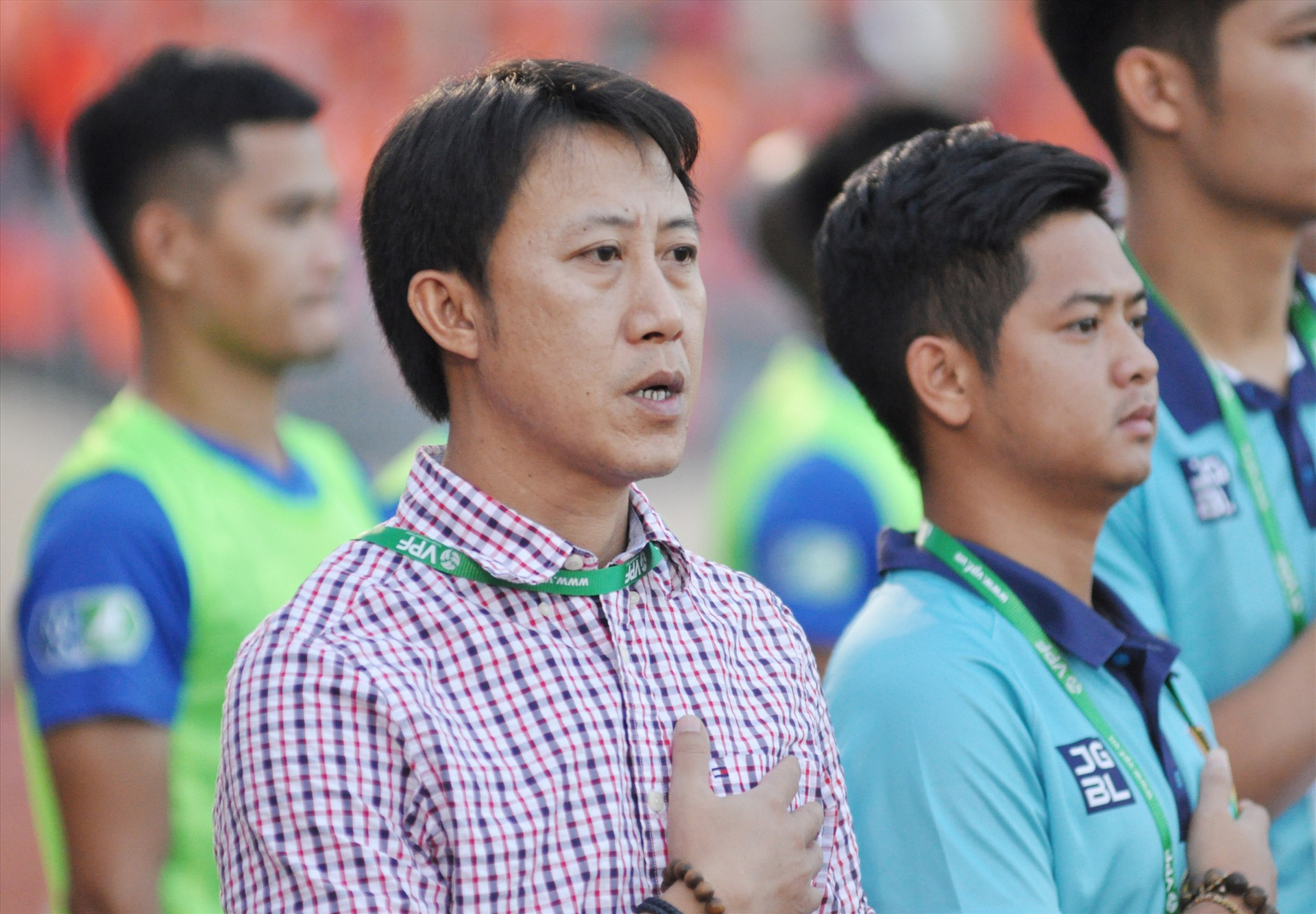 HLV Nguyễn Thành Công rất quyết tâm đưa Quảng Nam trở lại V-League.