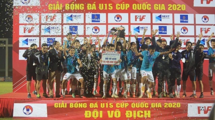 U15 PVF vô địch Giải U15 Cúp Quốc gia 2020.