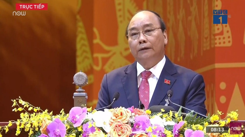 Thủ tướng Nguyễn Xuân Phúc khai mạc đại hội.