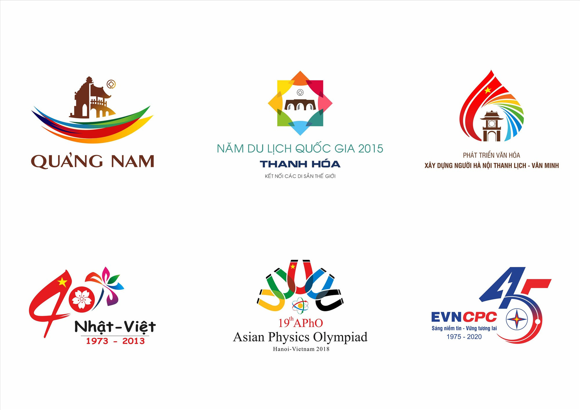 Một số logo đoạt giải thưởng của Nguyễn Ngọc Huy Mẫn.