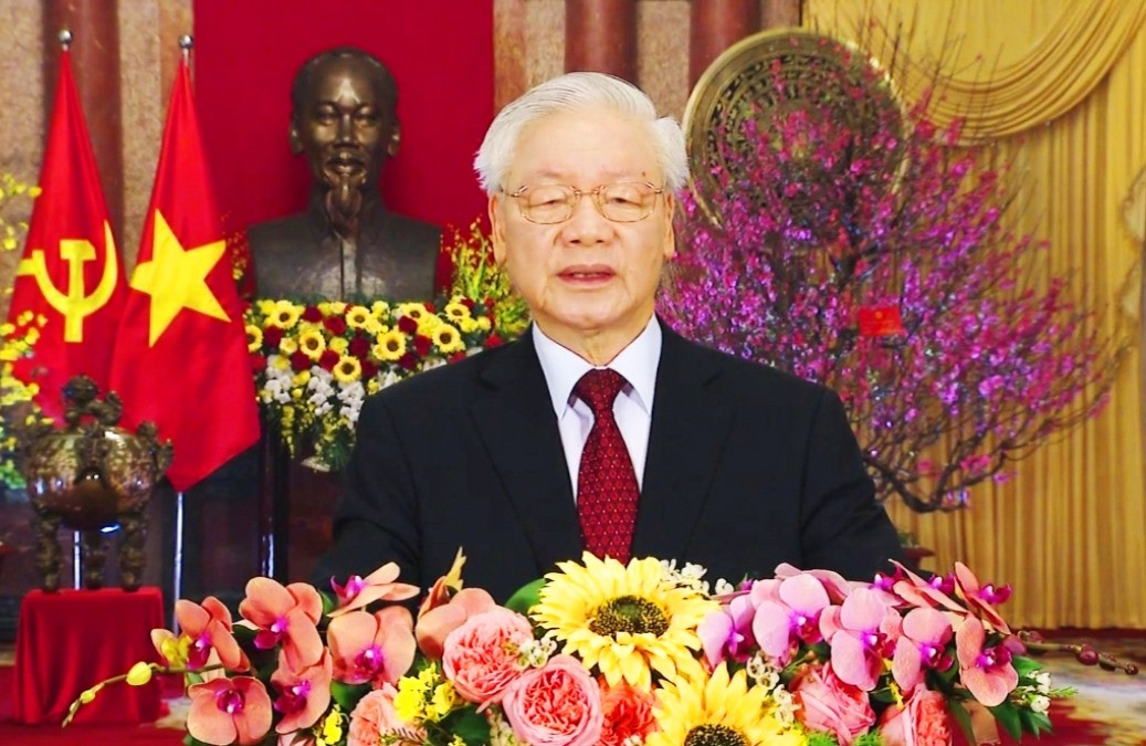 Tổng Bí thư, Chủ tịch nước Nguyễn Phú Trọng chúc Tết Tân Sửu - 2021 đồng bào, đồng chí và chiến sĩ cả nước.
