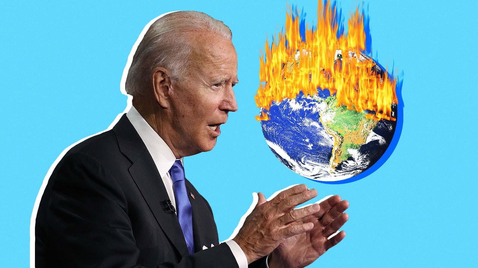 Tổng thống Mỹ Joe Biden đặc biệt quan tâm đến vấn đề biến đổi khí hậu. Ảnh: Gettyimage