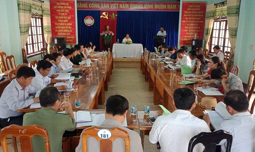 Hội nghị quán triệt giới thiệu người ứng cử đại biểu HĐND huyện Tây Giang khóa XII, nhiệm kỳ 2021-2026