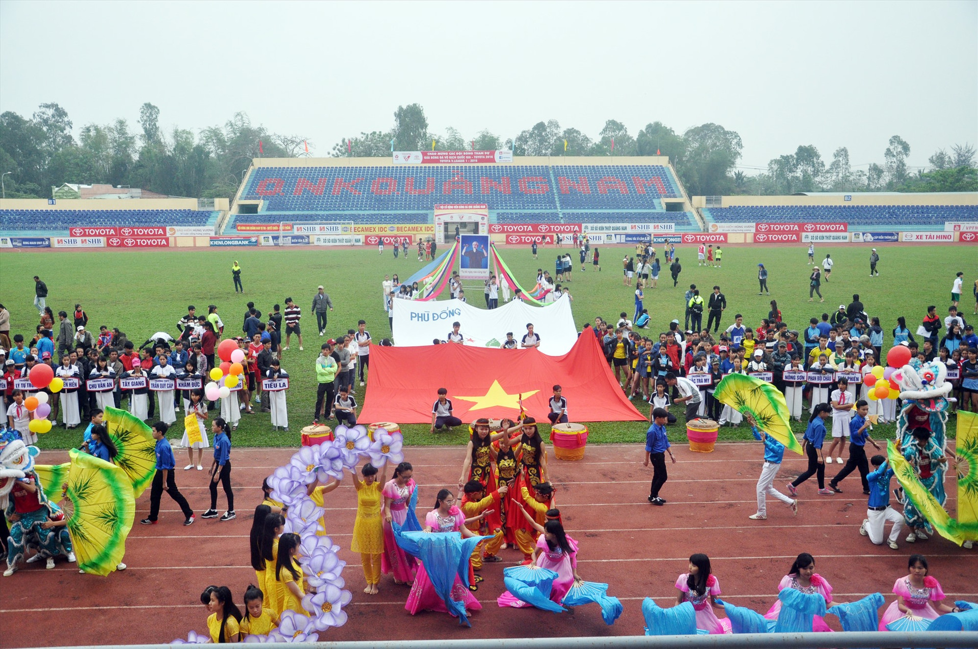 Hội khỏe Phù Đổng tỉnh là ngày hội thể thao của học đường. Ảnh: X.P