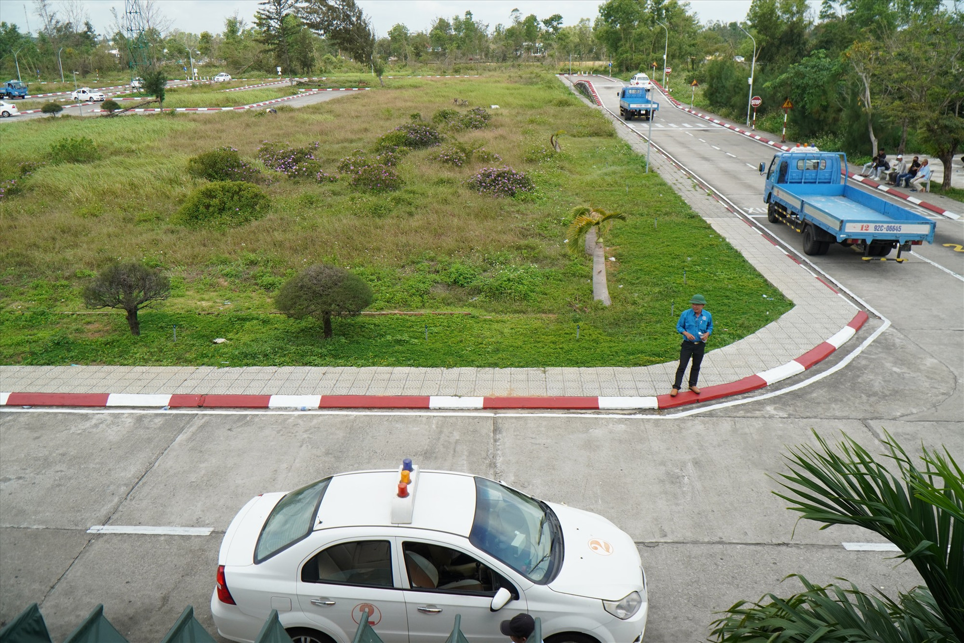Sân sát hạch lái xe đạt chuẩn của Công ty CP Minh Sơn Quảng Nam tại xã Bình Nguyên, huyện Thăng Bình. Ảnh: N.T.B