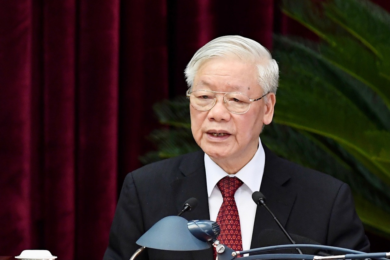 Tổng Bí thư, Chủ tịch nước Nguyễn Phú Trọng phát biểu bế mạc Hội nghị Trung ương 2