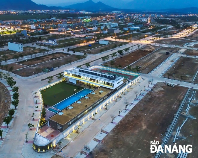Qua triển khai Quy hoạch chung sẽ thu thút các nguồn lực đầu tư trong và ngoài nước. Trong ảnh: Doanh nghiệp đầu tư phát triển hạ tầng, dự án khu đô thị mới Gonden Hills đem lại sự phát triển chung. Ảnh: TRIỆU TÙNG