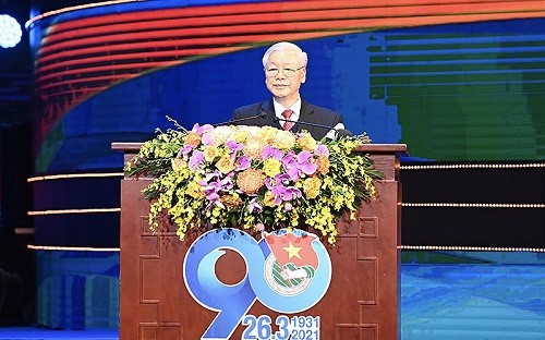 Tổng Bí thư, Chủ tịch nước Nguyễn Phú Trọng phát biểu tại lễ kỷ niệm
