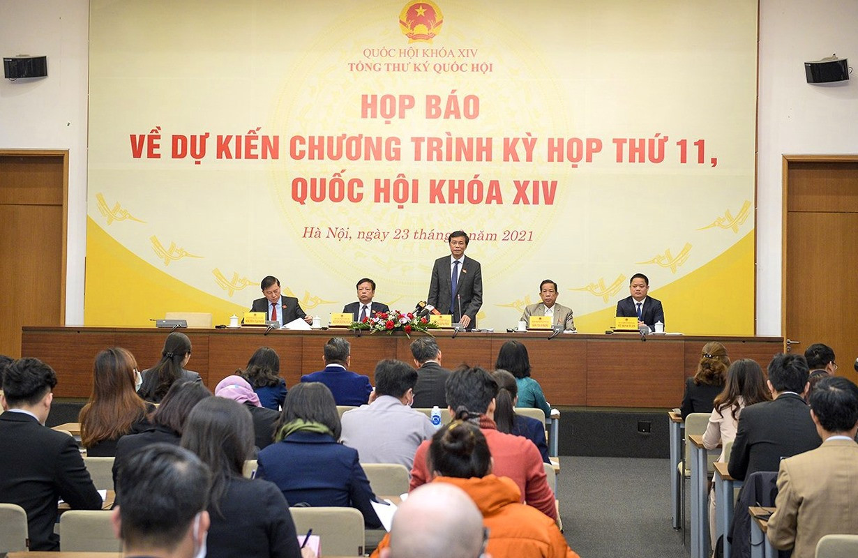 Họp báo về dự kiến chương trình kỳ họp thứ 11, Quốc hội khóa XIV.