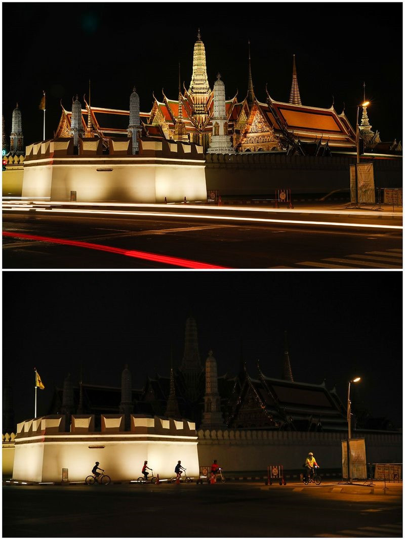 Băng Cốc (Thái Lan), một trong những thành phố tắt đèn hưởng ứng sự kiện Giờ Trái đất 2021. Ảnh: Reuters