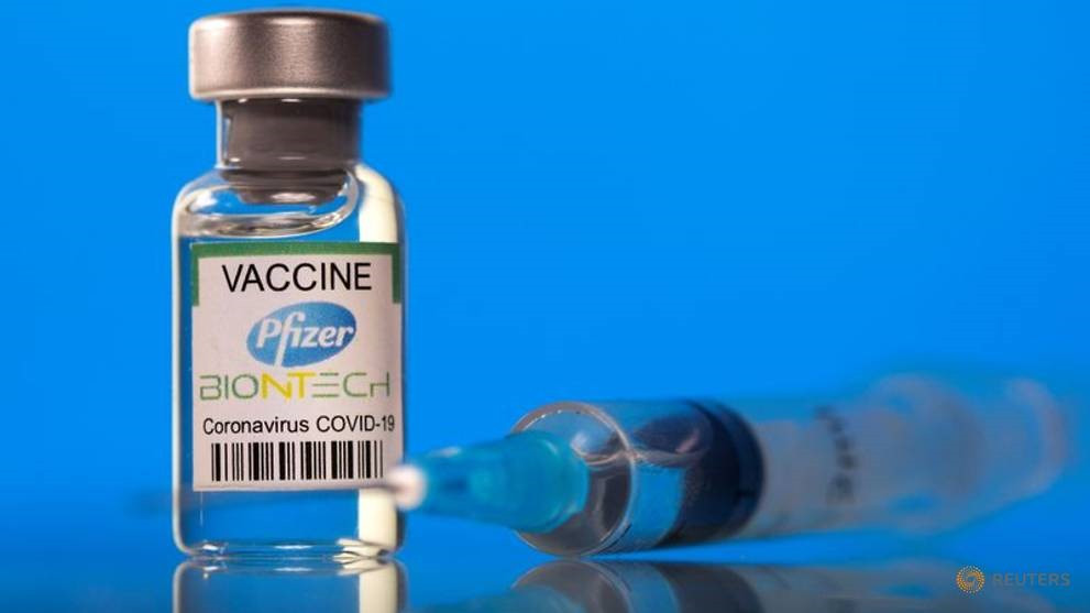 Vắc xin ngừa Covid-19 của Pfizer-BioNTech. Ảnh: Reuters