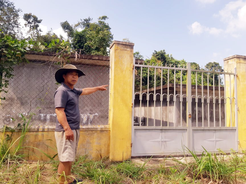 Công trình cấp nước tiền tỷ tại thôn Đại Bình (Nông Sơn) “đắp chiếu” sau nghiệm thu do kiệt nguồn nước. Ảnh: H.LIÊN