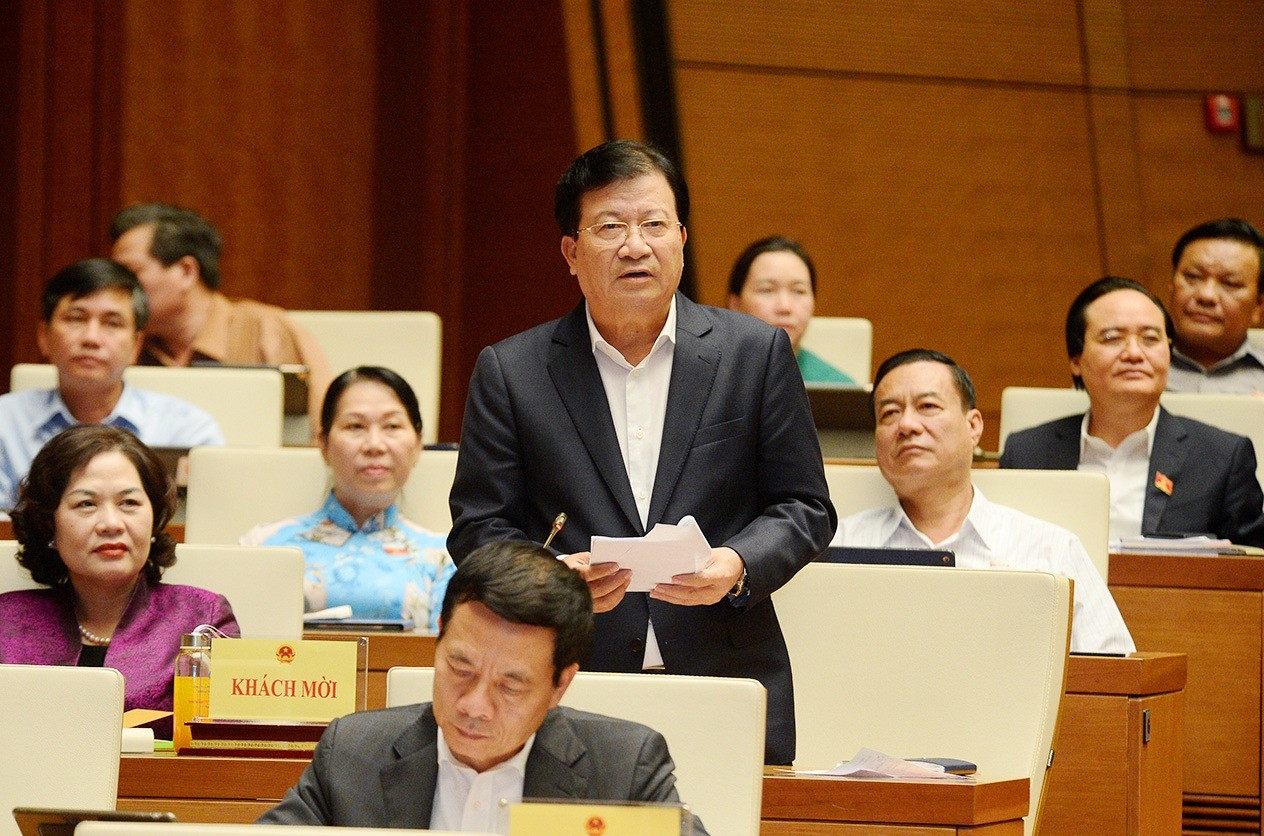 Quốc hội phê chuẩn miễn nhiệm Phó Thủ tướng Trịnh Đình Dũng