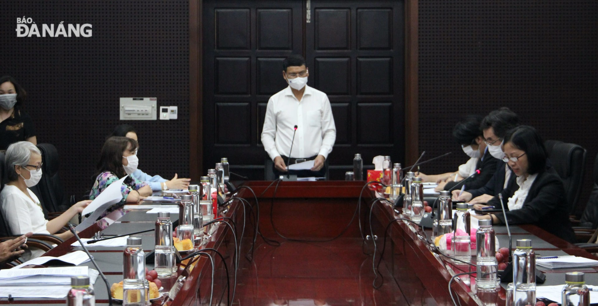 Phó Chủ tịch Thường trực UBND thành phố Hồ Kỳ Minh phát biểu tại buổi lễ