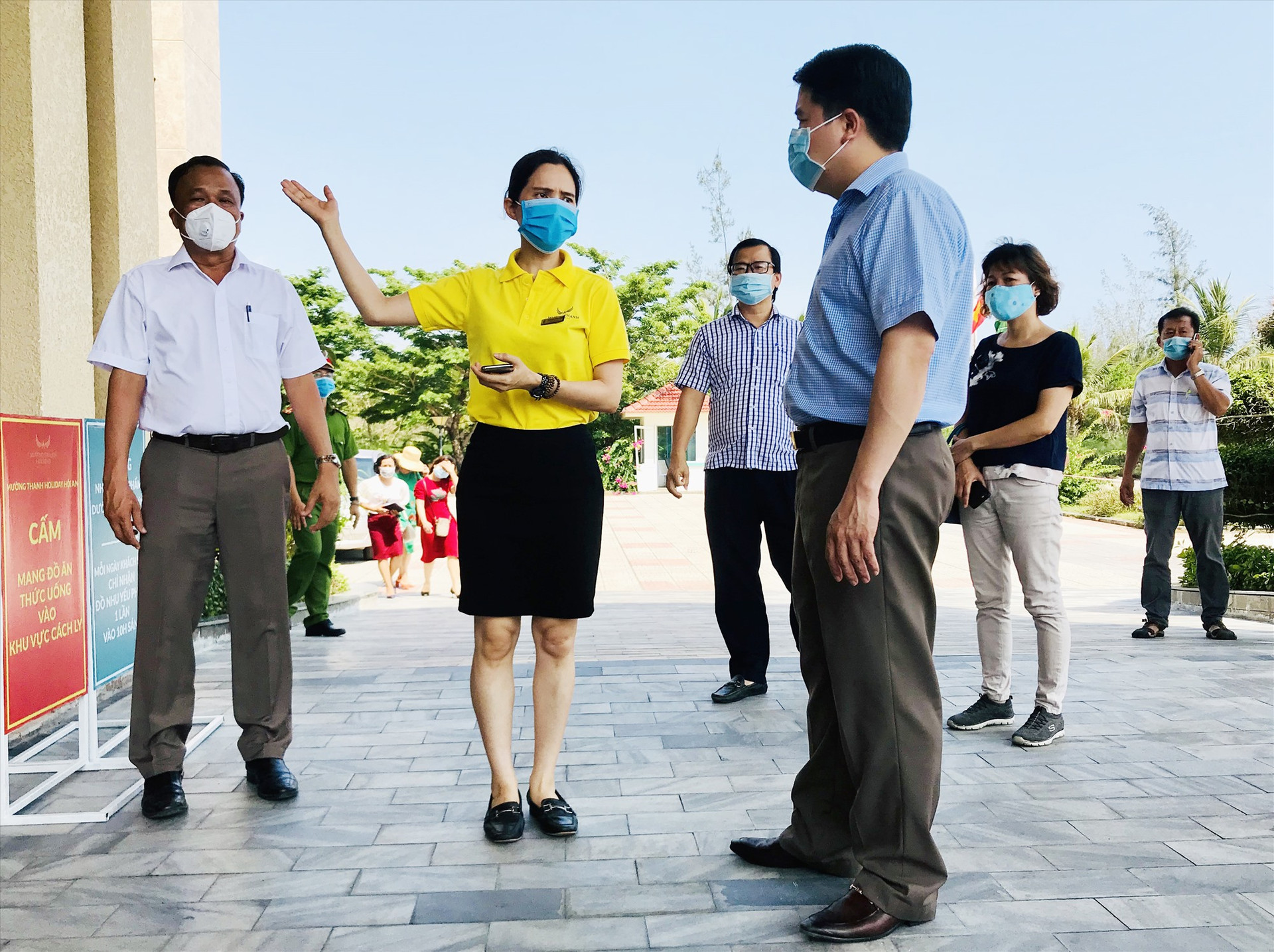 Đảm bảo điều kiện tại các khu cách ly tập trung, không để lây nhiễm chéo là yêu cầu của UBND tỉnh Quảng Nam. Ảnh: X.H