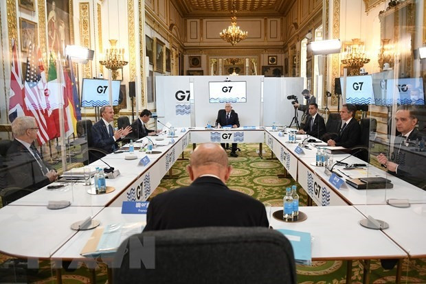 At the meeting of the G7 foreign ministers in London, the UK. (Photo: VNA)