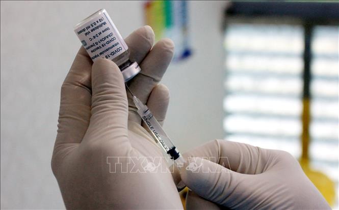Vaccine AstraZeneca phòng COVID-19. Ảnh: TTXVN