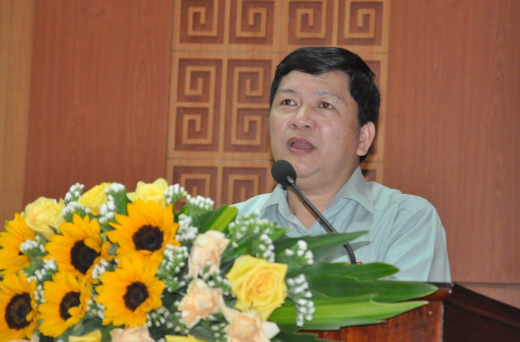 Ông Tạ Văn Hạ, ứng cử viên ĐBQH khóa XV do trung ương giới thiệu ứng cử tại Quảng Nam. Ảnh: A.Đ