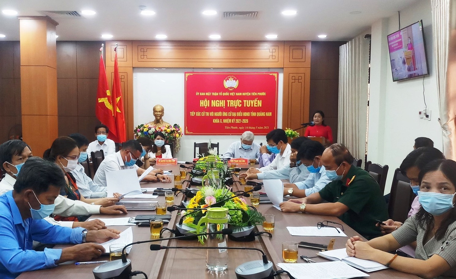 Ứng cử viên đại biểu HĐND tỉnh tiếp xúc cử tri huyện Tiên Phước