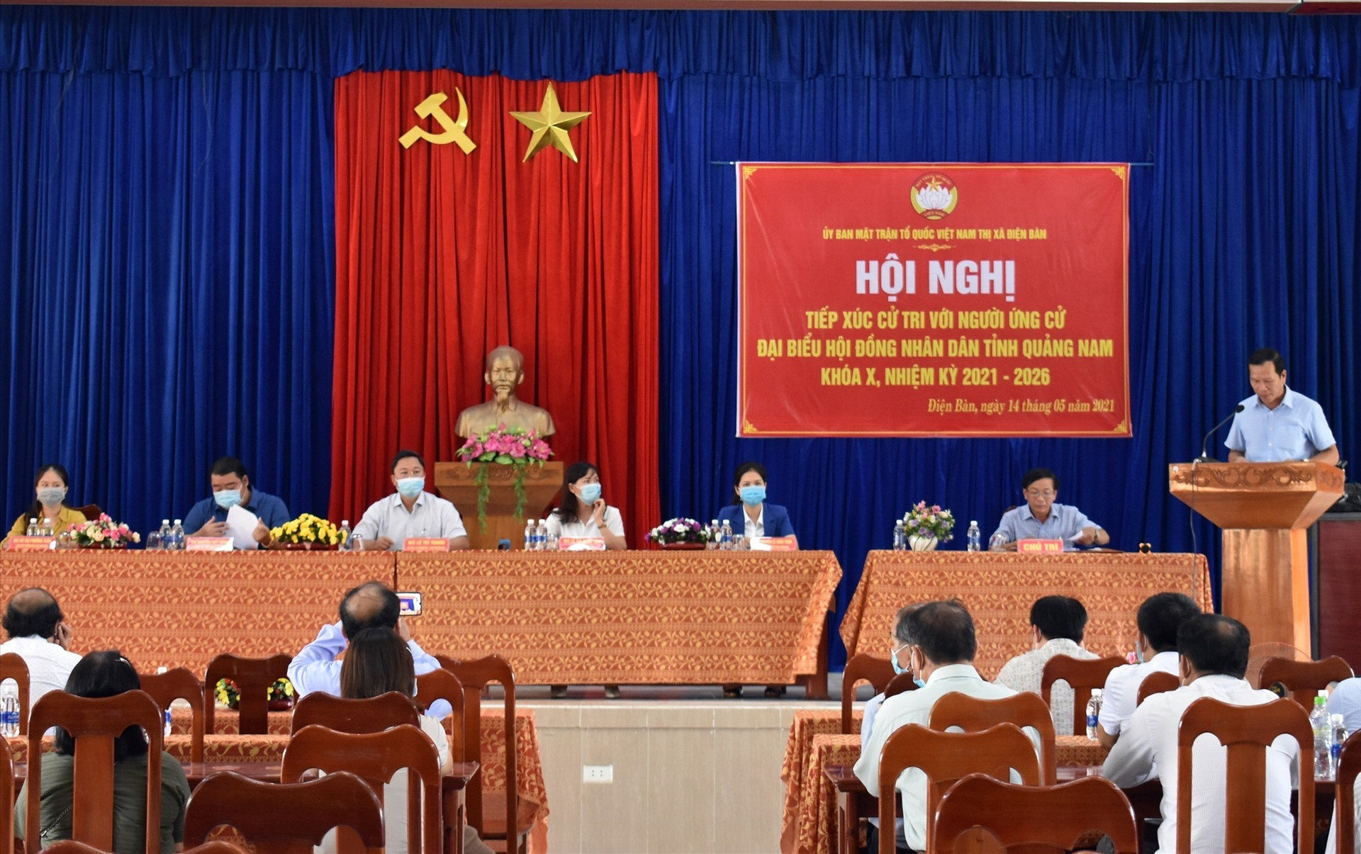 Năm ứng cử viên đại biểu HĐND tỉnh tại buổi tiếp xúc cử tri Điện Bàn
