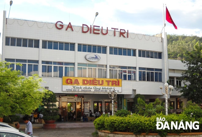Địa danh Diêu Trì cũng đọc là Dao Trì. Trong ảnh: Ga Diêu Trì đóng trên địa bàn thị trấn Diêu Trì, huyện Tuy Phước, tỉnh Bình Định. Ảnh: CTV