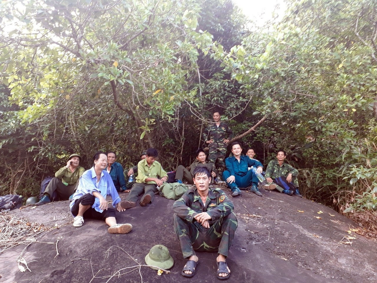Đội tuần tra, phòng chống cháy rừng của Ban Quản lý Di sản Văn hóa Mỹ Sơn
