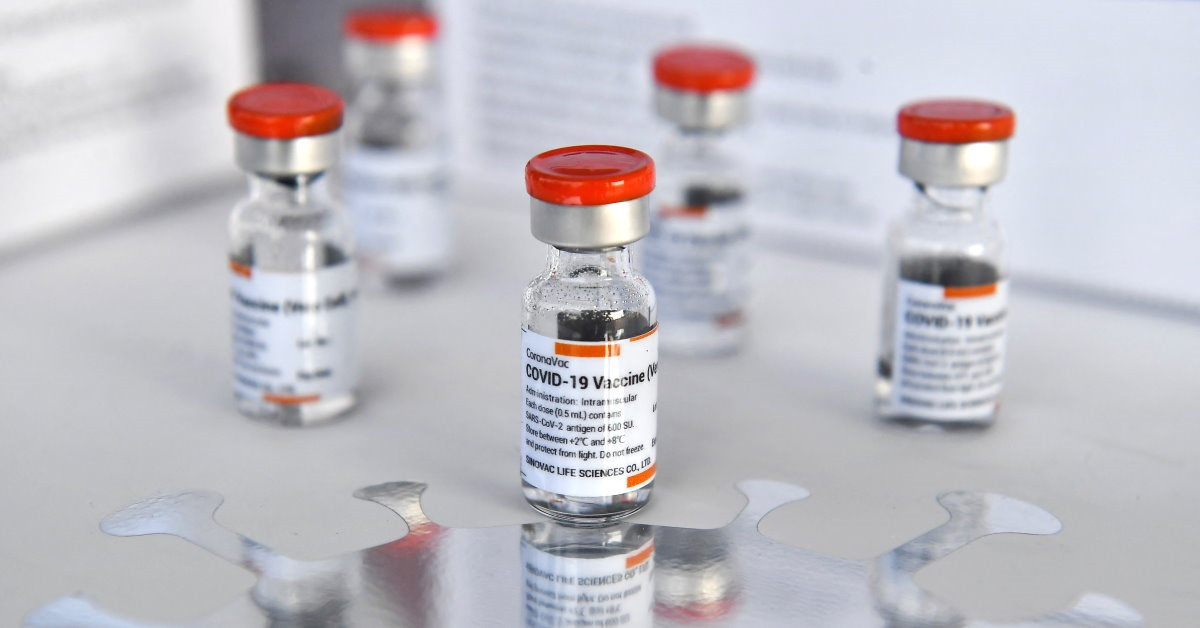 Vắc xin Covid-19 của công ty Sinovac. Ảnh: AFP