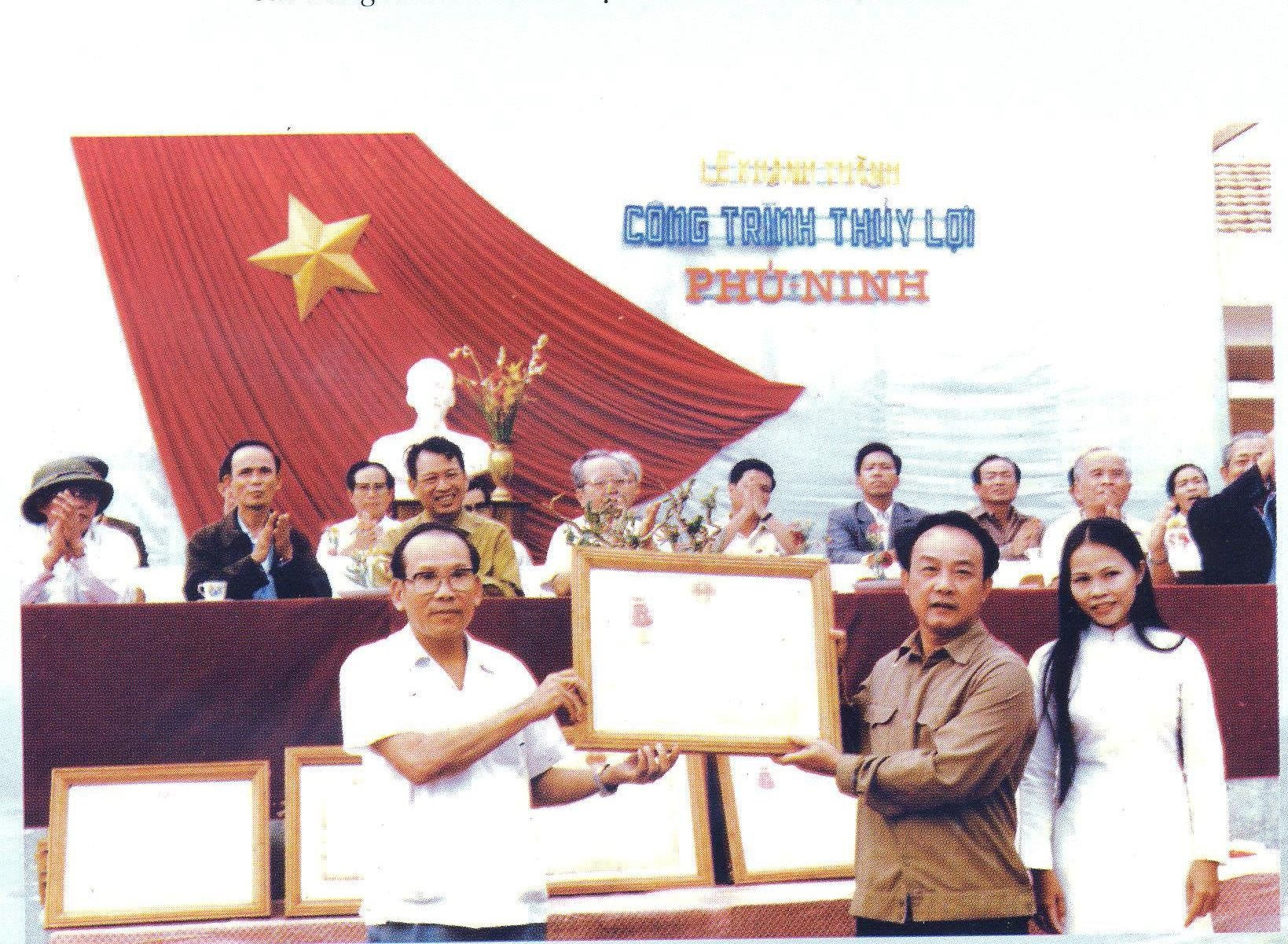 Khánh thành công trình Đại thủy nông Phú Ninh, tháng 3.1986 (Ảnh tư liệu)