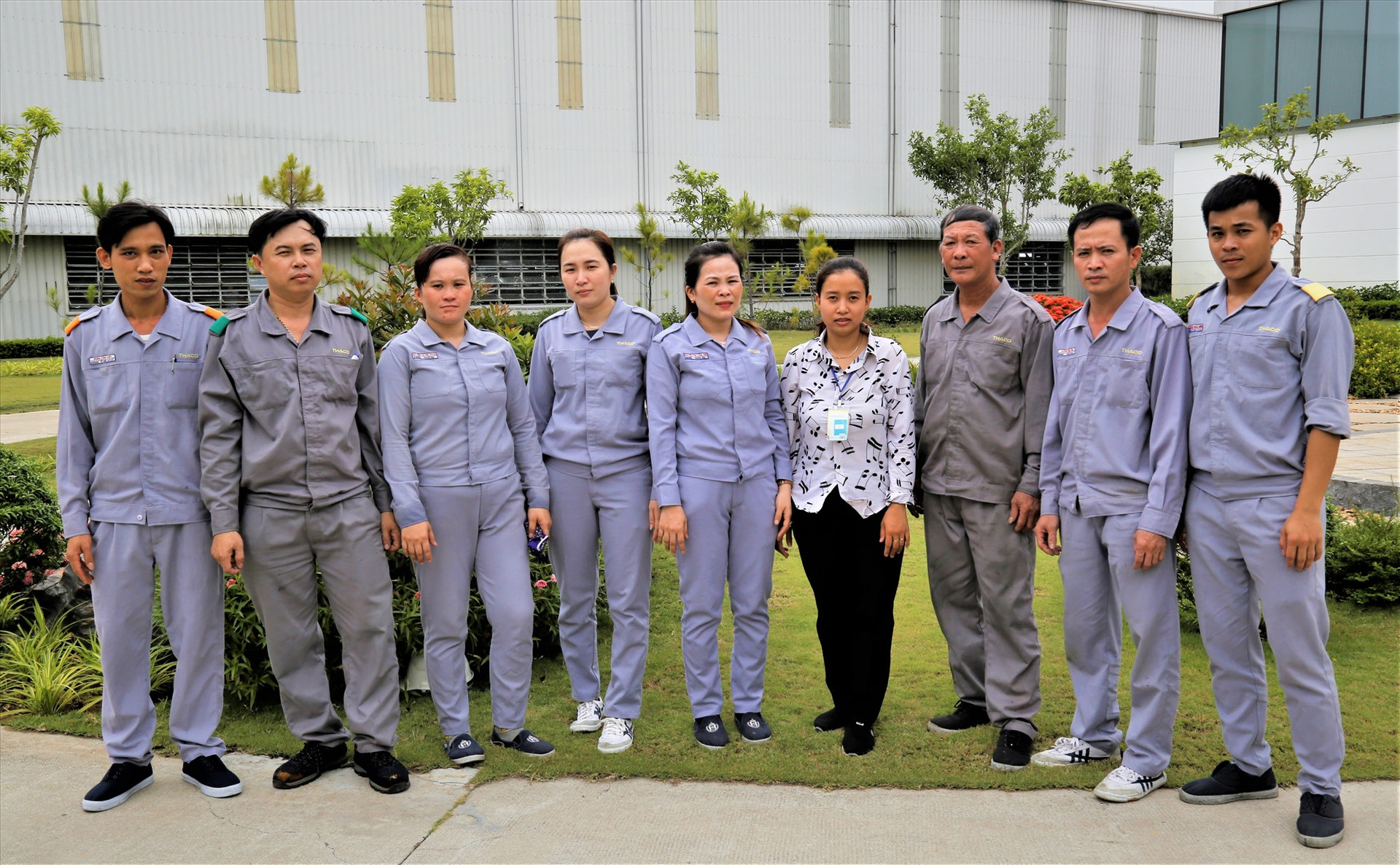 Gia đình anh Lê Văn Phẩm có 9 thành viên cùng làm việc tại THACO Chu Lai.