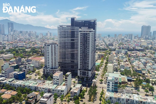 Toàn cảnh Khu phức hợp Monarchy tại phường An Hải Bắc, quận Sơn Trà. Ảnh: TRIỆU TÙNG