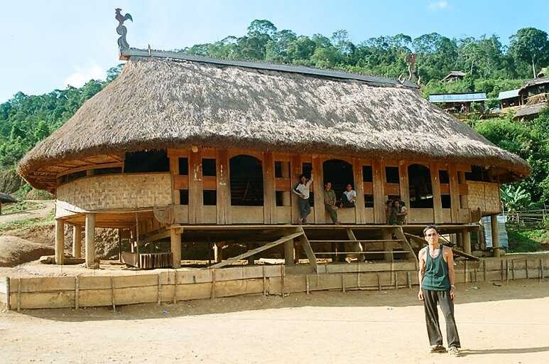 The communal house of the Cotu, called a Guol,