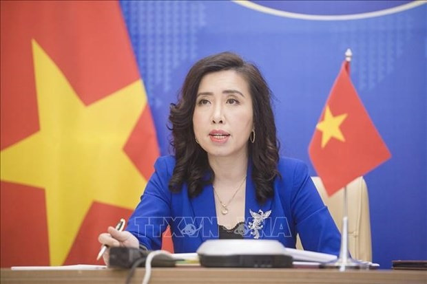 Spokeswoman of the Foreign Ministry Le Thi Thu Hang (Photo: VNA)