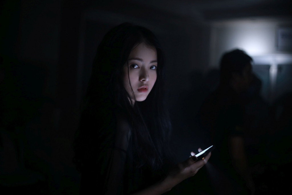 ''Công chúa phim kinh dị'' Yu Dương trong một cảnh phim. (Ảnh: CGV)