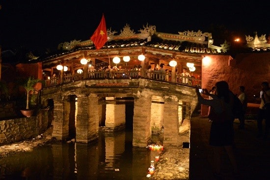 Japanese covered bridge, a symbol of Hoi An ancient town