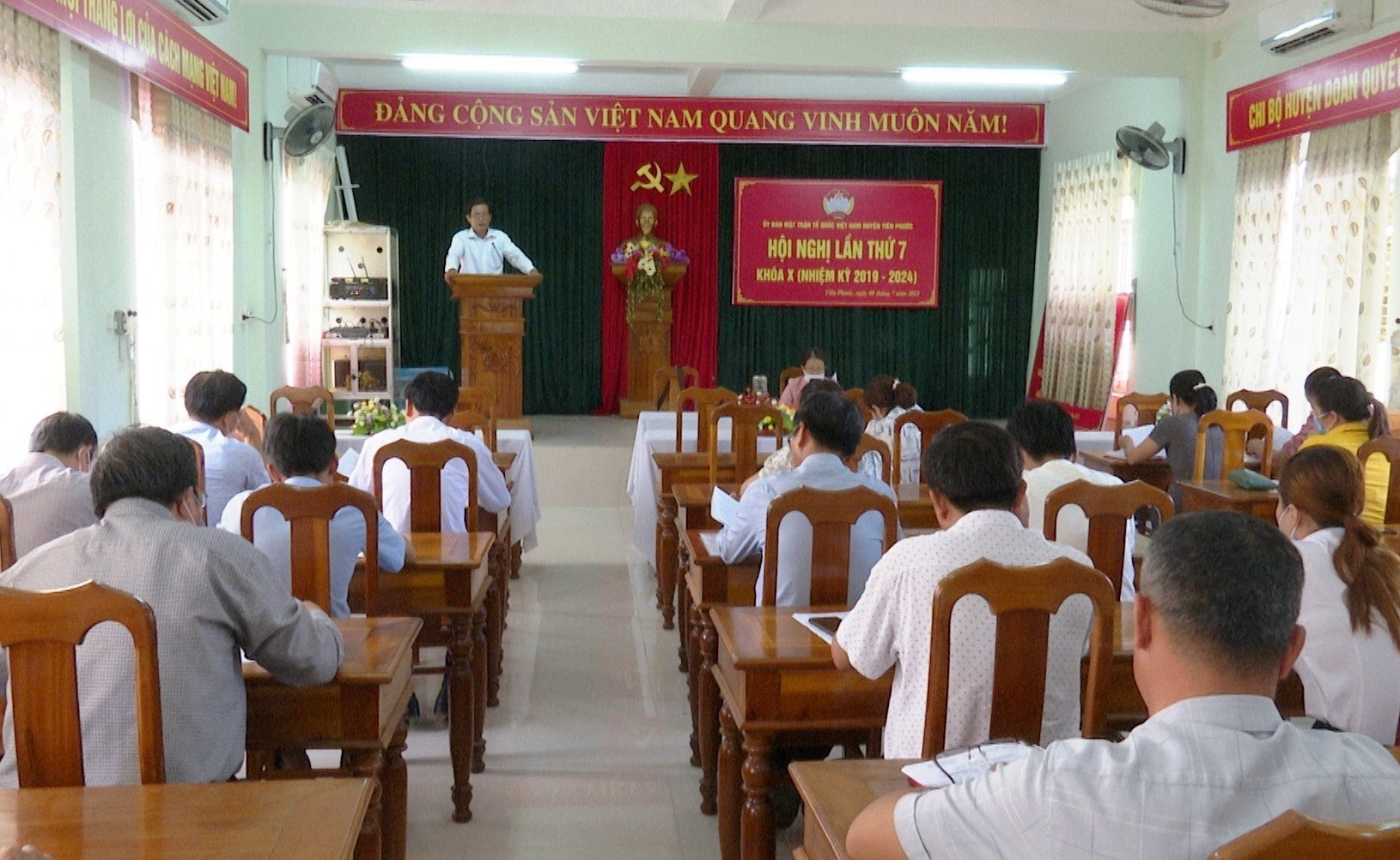 Mặt trận huyện Tiên Phước sơ kết công tác mặt trận 6 tháng đầu năm 2021