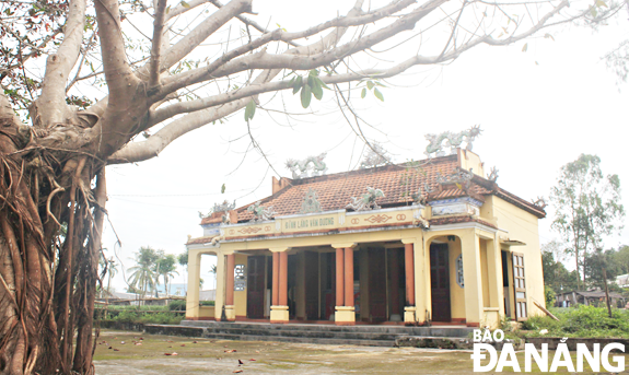 Đình Vân Dương (xã Hòa Liên, huyện Hòa Vang) là một trung tâm tín ngưỡng, bảo tồn những  giá trị văn hóa cổ truyền của nhân dân địa phương. Ảnh: XUÂN DŨNG