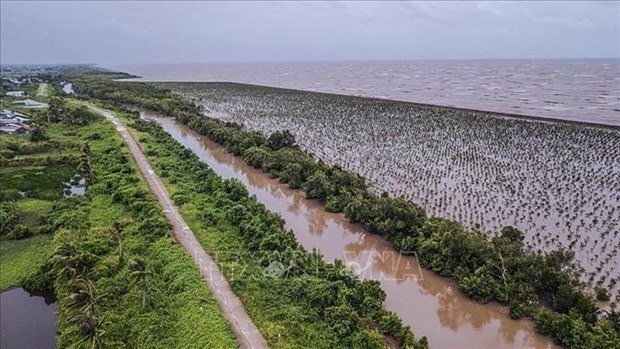 Erosion is a threat to the Mekong Delta (Photo: VNA)