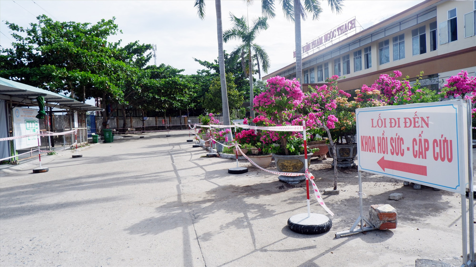 Bệnh viện Phạm Ngọc Thạch là nơi điều trị bệnh nhân Covid-19 thể nhẹ của Quảng Nam.