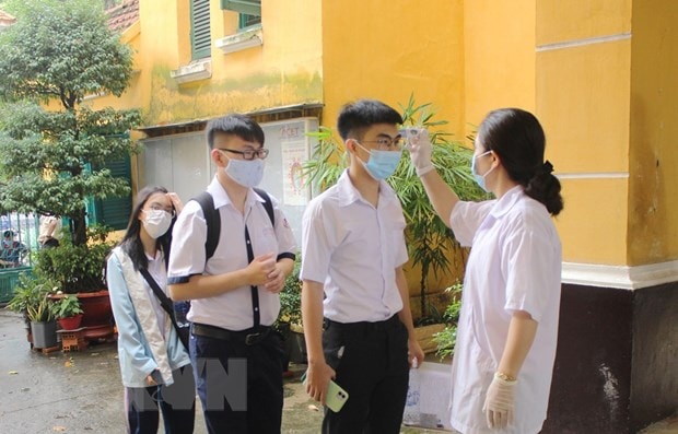 Thí sinh dự thi tốt nghiệp trung học phổ thông. (Ảnh minh họa: Xuân Anh/TTXVN)