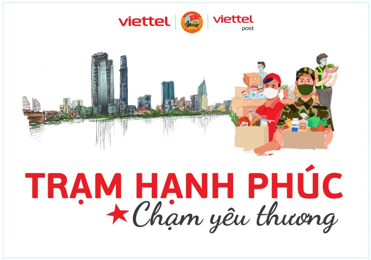 “Trạm hạnh phúc - Chạm yêu thương” dự kiến sẽ trao 25 ngàn suất quà cho người người dân khó khăn vì dịch Covid-19 tại TP.Hồ Chí Minh. Ảnh: H.Đ