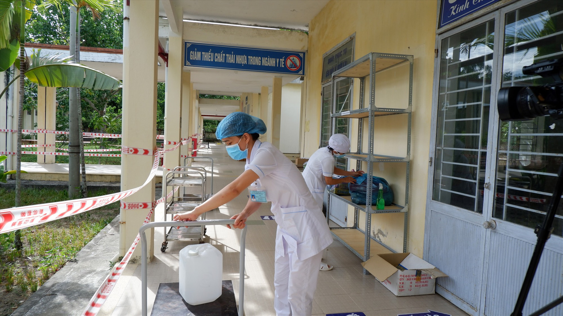 Hiện tại có 164 ca mắc Covid-19 được điều trị tại Quảng Nam. TRONG ẢNH: Bệnh viện Phạm Ngọc Thạch là cơ sở có nhiều bệnh nhân đang được điều trị. Ảnh: X.H
