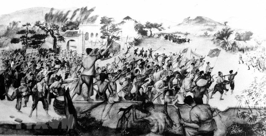 Phong trào Xô Viết-Nghệ Tĩnh, đỉnh cao của cao trào cách mạng 1930 - 1931 tuy thất bại nhưng đã chứng tỏ tinh thần oanh liệt và năng lực cách mạng của nhân dân lao động Việt Nam, là cuộc tổng diễn tập đầu tiên cho thắng lợi của Cách mạng Tháng Tám năm 1945. (Ảnh: Tư liệu TTXVN)
