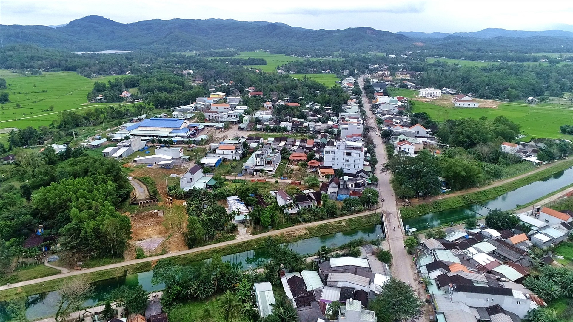 Phú Ninh sẽ ưu tiên xây dựng vệt đô thị động lực tại phân vùng 1. Ảnh: Đ.C
