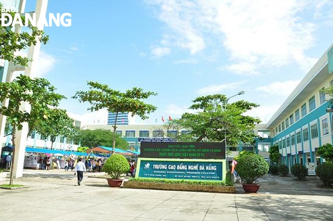 Trường Cao đẳng nghề Đà Nẵng tại phường Phước Mỹ, quận Sơn Trà. Ảnh: TRIỆU TÙNG