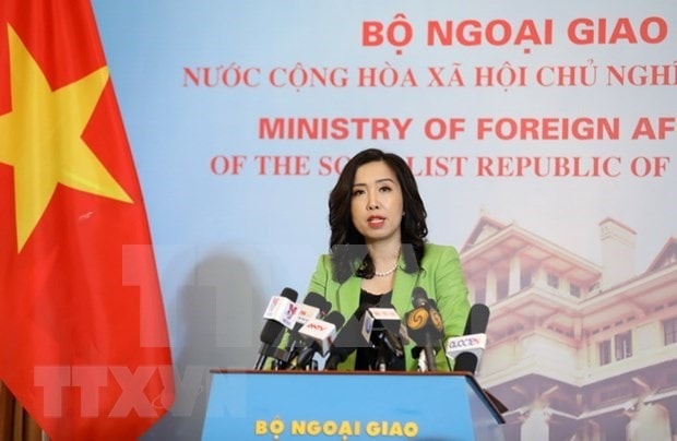 Spokeswoman of the Ministry of Foreign Affairs Le Thi Thu Hang (Photo: VNA)